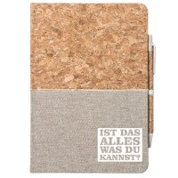 Notizbuch A5 Alles was du kannst Schriftzug 80 Blatt...