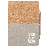 Notizbuch A5 Oldie but Goldie Schriftzug 80 Blatt inkl....