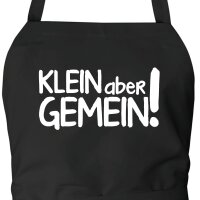 Sch&uuml;rze Klein aber gemein! Schriftzug