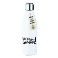 Trinkflasche Klein aber gemein! Schriftzug 500ml...