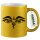 Glitzertasse Buddha-Augen Symbol 330ml