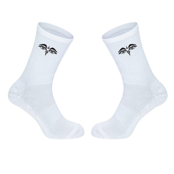 Unisex Socken Buddha-Augen Symbol Baumwolle