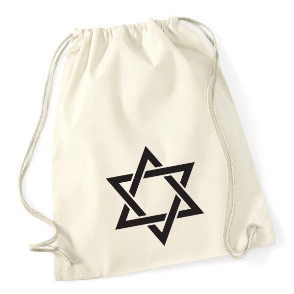Turnbeutel Davidstern Symbol 12 Liter