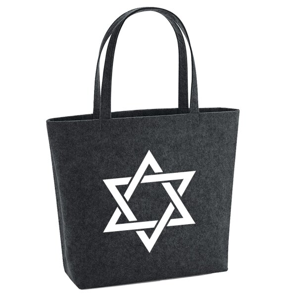 Filzshopper Davidstern Symbol, 22 Liter