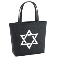 Filzshopper Davidstern Symbol, 22 Liter