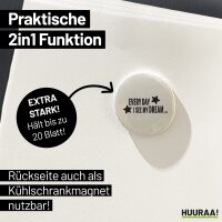 Magnet Every day I see my dream... Sterne 59mm Kühlschrankmagnet