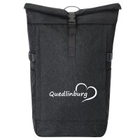 Kurierrucksack Quedlinburg Herz 30-44 Liter Black Melange