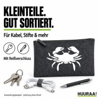 Kulturbeutel Krebs Sternzeichen 1 Liter Charcoal