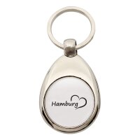 Schl&uuml;sselanh&auml;nger Hamburg Herz