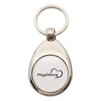 Schlüsselanhänger Magdeburg Herz