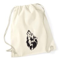 Turnbeutel Heulender Wolf Tribal 12 Liter