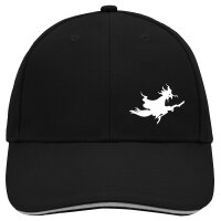Kappe Fliegende Hexe Silhouette