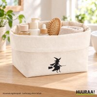 Organizer Hexe auf Besen Silhouette