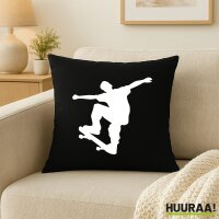 Kissen Skateboarder Silhouette 40x40cm
