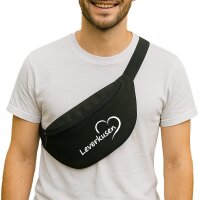 Bauchtasche Leverkusen Herz 2,5 Liter Black
