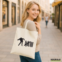Jutebeutel Zombie Strichliste 10 Liter
