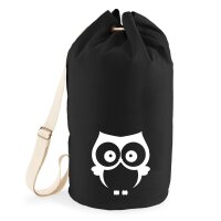 Seesack Eule Comic 20 Liter Black