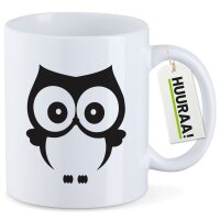 Kaffeetasse Eule Comic 330ml