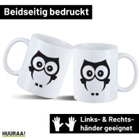 Kaffeetasse Eule Comic 330ml