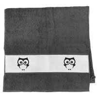 Handtuch Eule Comic 50x100cm