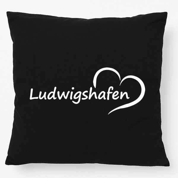 Kissen Ludwigshafen Herz 40x40cm