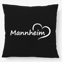 Kissen Mannheim Herz 40x40cm