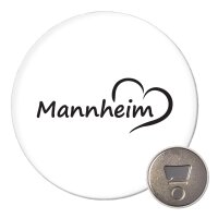 Magnet Mannheim Herz 59mm K&uuml;hlschrankmagnet