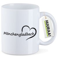 Kaffeetasse M&ouml;nchengladbach Herz 330ml