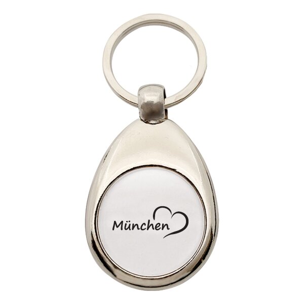 Schlüsselanhänger München Herz