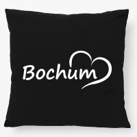 Kissen Bochum Herz 40x40cm