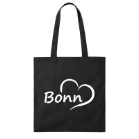Jutebeutel Bonn Herz 10 Liter