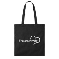 Jutebeutel Braunschweig Herz 10 Liter