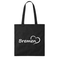 Jutebeutel Bremen Herz 10 Liter