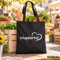 Jutebeutel Wuppertal Herz 10 Liter