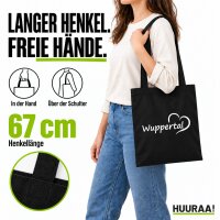 Jutebeutel Wuppertal Herz 10 Liter