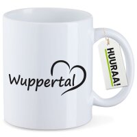 Kaffeetasse Wuppertal Herz 330ml