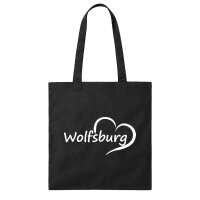 Jutebeutel Wolfsburg Herz 10 Liter