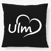 Kissen Ulm Herz 40x40cm