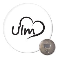 Magnet Ulm Herz 59mm K&uuml;hlschrankmagnet