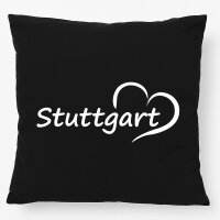 Kissen Stuttgart Herz 40x40cm