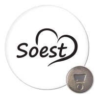 Magnet Soest Herz 59mm K&uuml;hlschrankmagnet