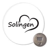 Magnet Solingen Herz 59mm K&uuml;hlschrankmagnet