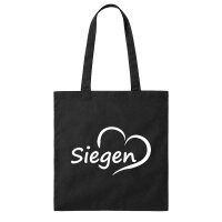 Jutebeutel Siegen Herz 10 Liter