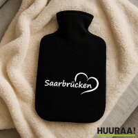 W&auml;rmflasche Saarbr&uuml;cken Herz