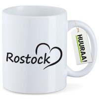 Kaffeetasse Rostock Herz 330ml