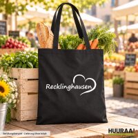 Jutebeutel Recklinghausen Herz 10 Liter