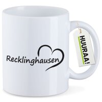 Kaffeetasse Recklinghausen Herz 330ml