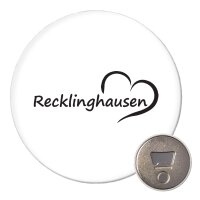 Magnet Recklinghausen Herz 59mm K&uuml;hlschrankmagnet