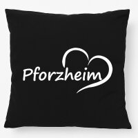 Kissen Pforzheim Herz 40x40cm