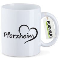 Kaffeetasse Pforzheim Herz 330ml
